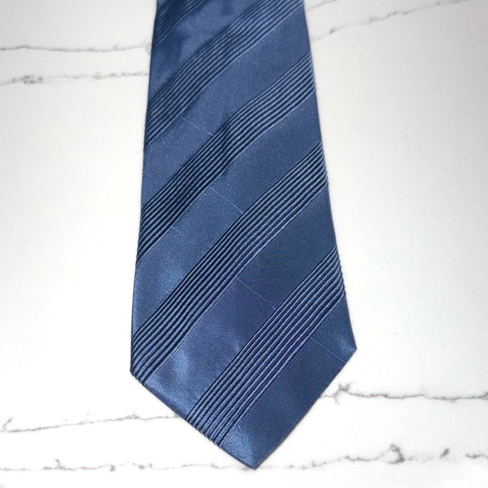 Vintage YSL Blue Tie